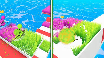 Grass Race 🚜✂️🌴 All Levels Gameplay Android,ios