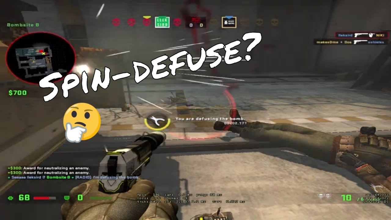 CS:GO | Spin-Defuse Attempt! - YouTube