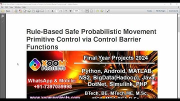 Rule Based Safe Probabilistic Movement Primitive Control via Control Barrier Functions