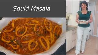 Squid Masala #sqidcurry #squidmasala #seafood