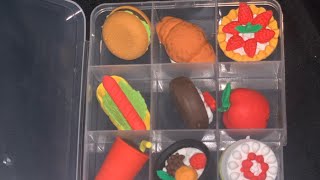 Food Erasers🍟 #Fooderasers #fypシ #toys #trending #viral #vlogs