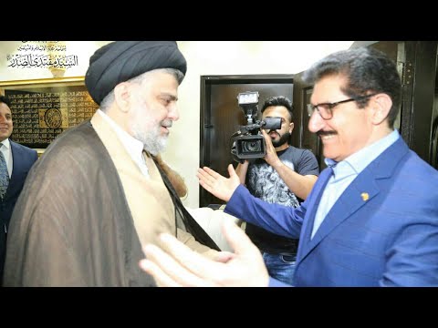 السيد القائد مقتدى الصدر يستقبل سكرتير عام الحزب الديمقراطي الكردستاني و الوفد المرافق له 2018