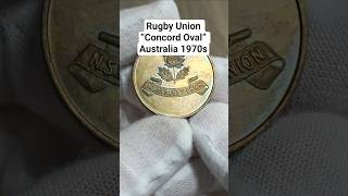 Australia — NSW Rugby Union “Concord Oval – Adult Admission” Brass Gate Token (c. 1960s–1980s)