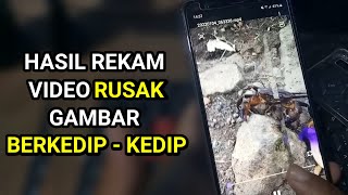 Video hasil rekam berkedip kedip | Play video layar berkedip video rusak