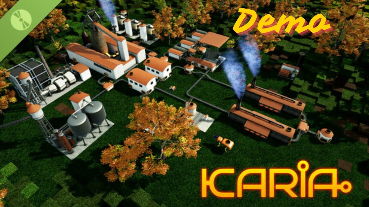 Icaria Demo Let’s Play – Build & Automate a Robot Colony! | Sandbox ...