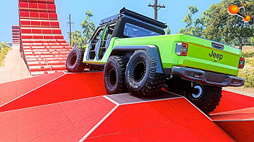 Satisfying Cars Suspension Test #12 - BeamNG drive