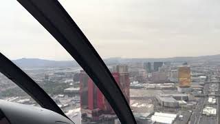 Flight into Las Vegas