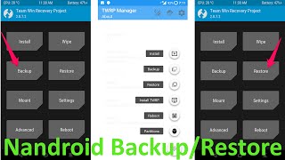 What is Nandroid Backup - How to Backup and Restore ROM using TWRP Recovery! screenshot 3