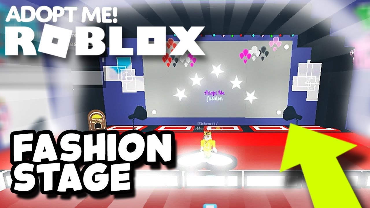 Fashion Stage Speed Build Tutorial Adopt Me Hollywood House Roblox Youtube - roblox adopt me pet stages