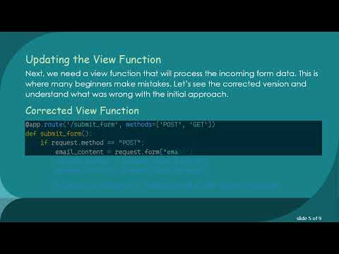 How to Get Data from HTML Using Flask and Save it to SQLite