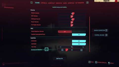 Cyberpunk 2077 Disable Copyrighted Music