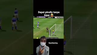 How to get a penalty without a goalkeeper in Winning Eleven PS1