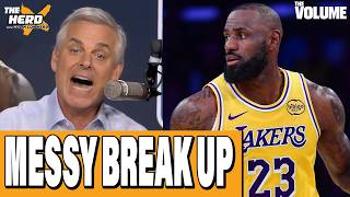 Why LeBron BROKE UP w/ Los Angeles Lakers + Colin RIGHT & WRONG | Colin Cowherd: THE HERD NBA