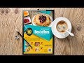 Design Amazing Food Flyer in Photoshop (Yelow & Cyan)