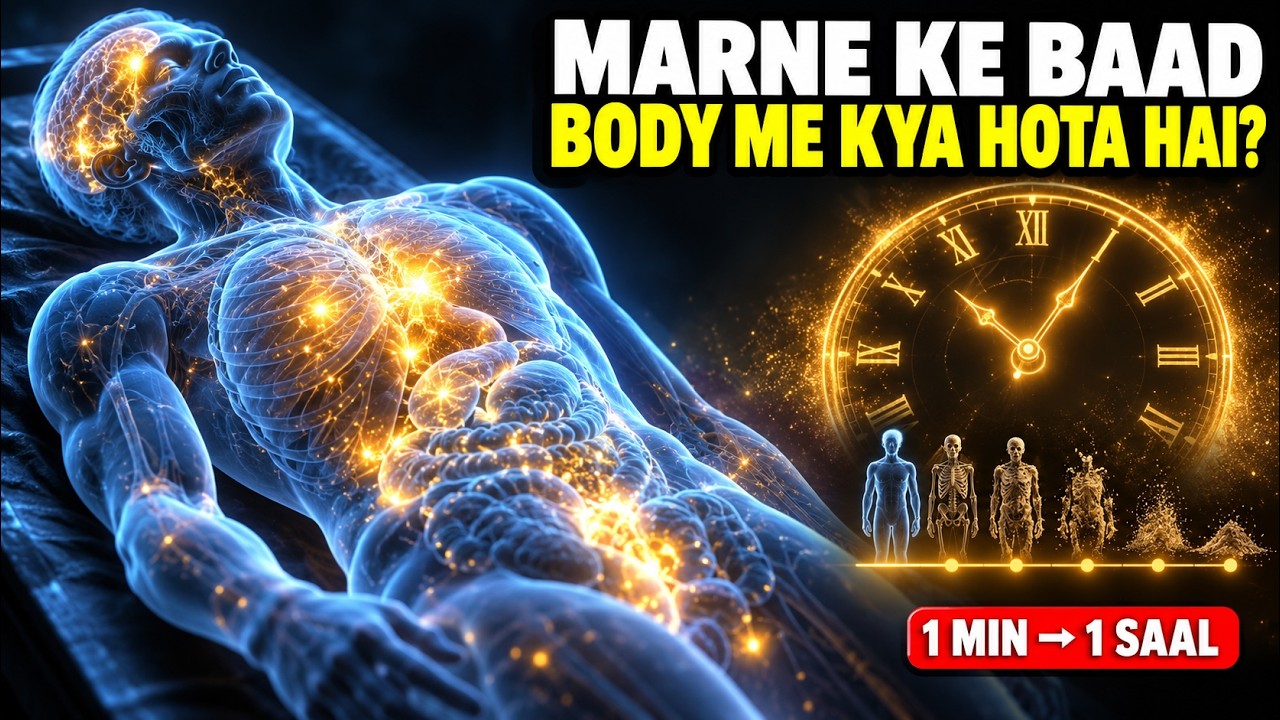 Marne Ke Baad Body Mein Kya Hota Hai? 😮 Pehle 1 Minute Se 1 Saal Tak | 3D Animation