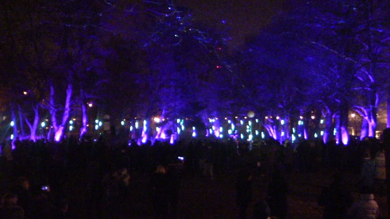 Night Light festival in Klaipeda. Nakties Šviesos festivalis Klaipėdoje