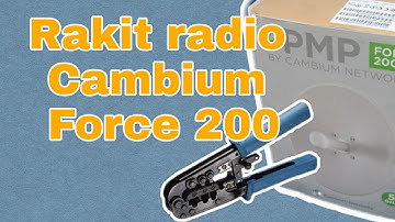Merakit set Radio Cambium ePMP force 200