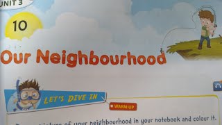 1st Standard CBSE syllabus Chapter 10 "Our Neighbourhood  "Environmental Science" Text Book Contents Net Worth