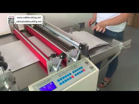 Foam Lamination Dual Roller Feeding Slitting Transverse Cutting Machine Processing Set