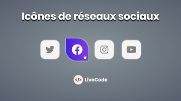 Faire des icônes de réseaux sociaux avec hover effect en HTML / CSS et FontAwesome