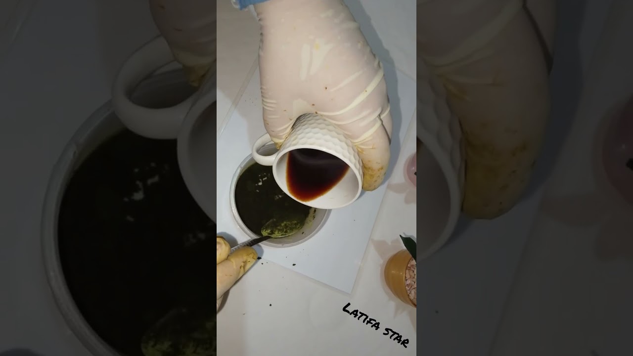 تخليطة ديال الحنة 🍀🍀المعتمدة عندي كتعطي  لون غامق🍒 وزوين جربوها وردو عليا الخبار 😍♥️