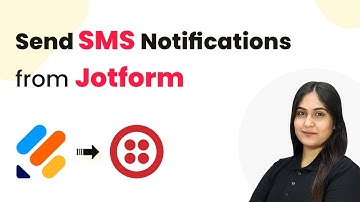 How to Send SMS Notifications from Jotform with Twilio