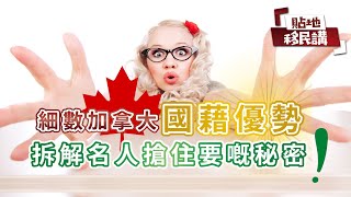 細數加拿大國籍優勢 拆解名人搶住要嘅秘密✨