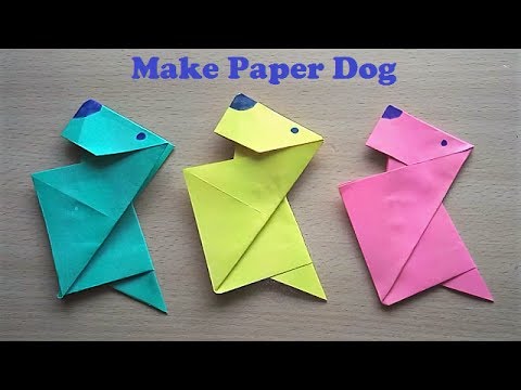 How To Make Paper Dog Origami Easy Step By Step Making Origami Dog