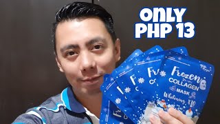 AT PHP 13 | FROZEN COLLAGEN WHITENING 10X PLUS SKIN CARE MASK | 1ST IMPRESSION AND REAL TALK REVIEW