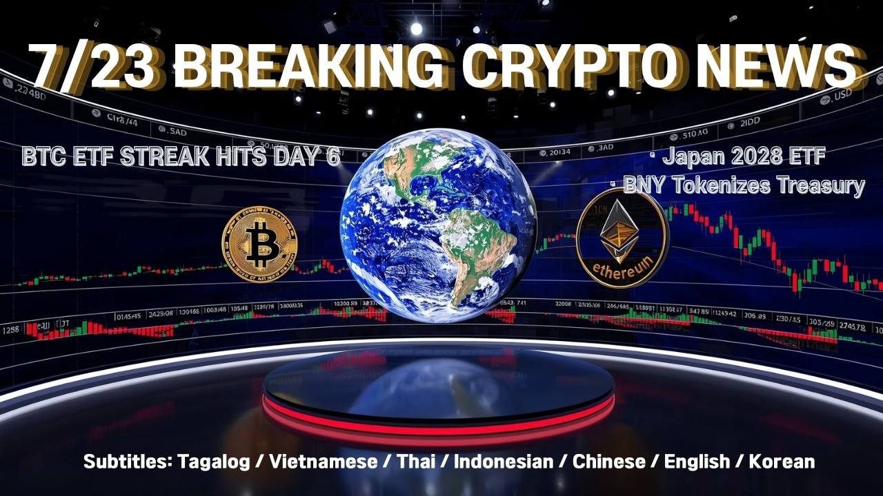 Global Crypto Market Developments: Japan's 2028 Bitcoin ETF, BNY Mellon's Tokenized Treasury, and US Spot BTC ETF Inflows