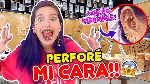 ME HICE +99 PIERCINGS?!? BROMA EXTREMA A MI FAMILIA | Leyla Star 💫