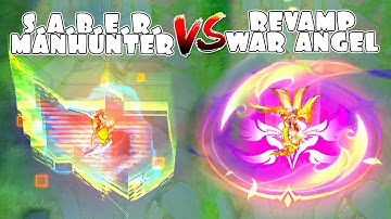 Freya Revamp War Angel VS SABER Manhunter Skin Comparison