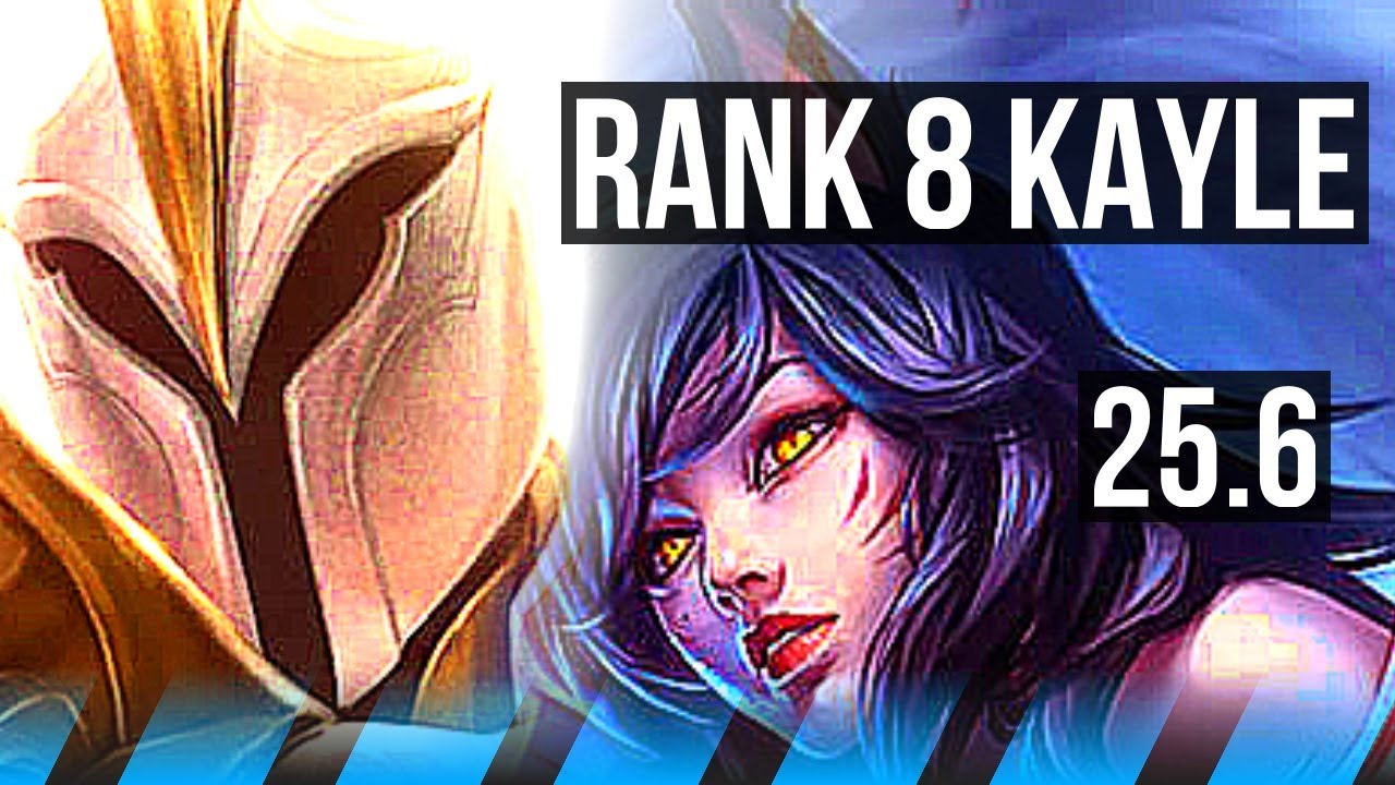 KAYLE vs AHRI (MID) | 8/1/9, Rank 8 Kayle, Dominating | EUW Challenger | 25.6