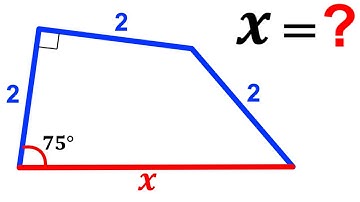 Can you find X? | (Quadrilateral) | #math #maths | #geometry