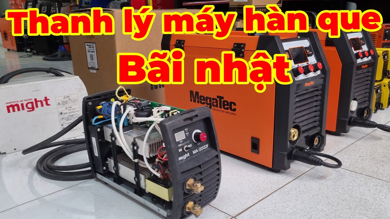 Thanh lý máy hàn que cũ bãi nội địa nhật MA-200DF máy còn zin nguyên bản giá:4tr5