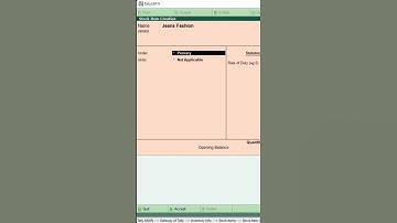 How to Create Stock Items  Ledger in Tally ERP9 | Commerce Tech | Yash Maheshwari | Tallyerp9
