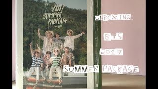 UNBOXING | BTS 2017 SUMMER PACKAGE - YouTube