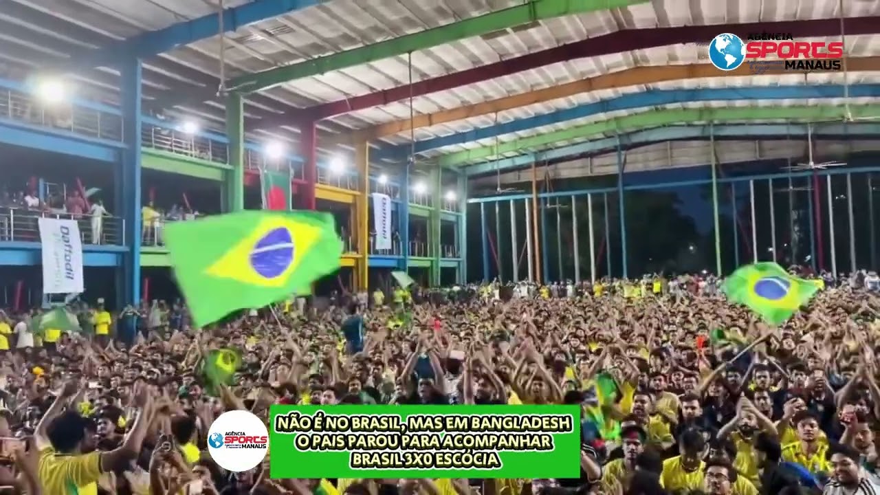 Copa do Mundo 2026/ Brasil 3x0 Escócia/ Bangladesh/ Comemoração