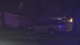 HPD: Driver crashes into power poles trying to escape shooter