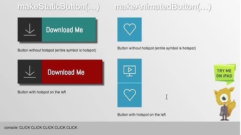 Creating buttons in Adobe Edge Animate (Edge Commons Week 2013)