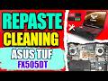 How to Repaste and Clean ASUS TUF FX505D Laptop | FX505DT Service Guide