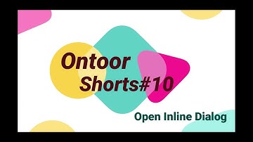Oracle APEX: Open Inline Dialog | Ontoor Shorts #10