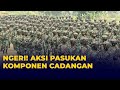 Bikin Merinding! Begini Gagahnya Aksi Pasukan Komponen Cadangan 2021