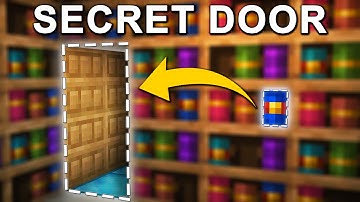 EASY Chiseled Bookshelf SECRET Door in Minecraft 1.21+ (Tutorial)