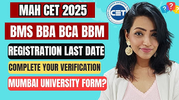 MAH CET 2025 | Last Date of CAP REGISTRATION | HOW TO COMPLETE VERIFICATION? 