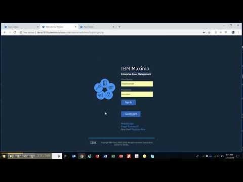 New to Maximo pt. 1 Login and Start Center