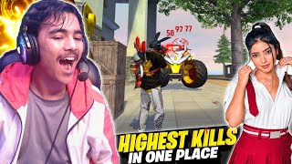 Highest kill in one place😱 Start to End Survive on peak on Grandmaster - Garena free fire