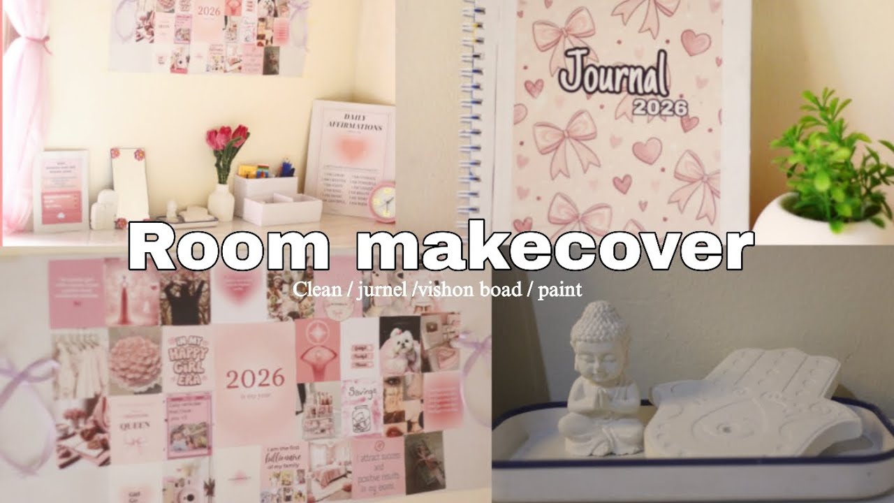 2026 room makecover 🎀/ recover / vishon boad making / vlogs  