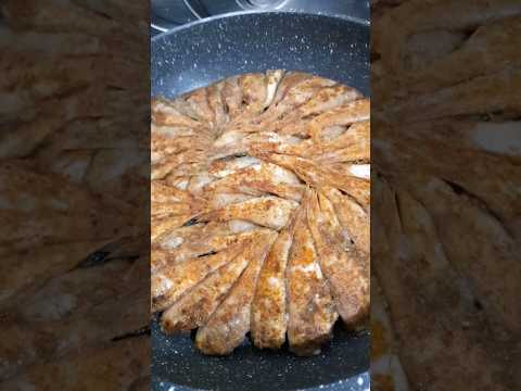 جربت قلي السمك بدون زيت اكل  