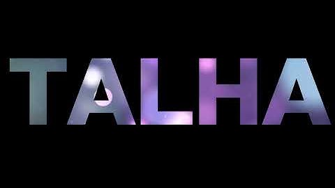 New Name Video editing #TALHA 2021